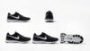 Nike Revolution 6 em diferentes ângulos mostrando o design e detalhes do tênis