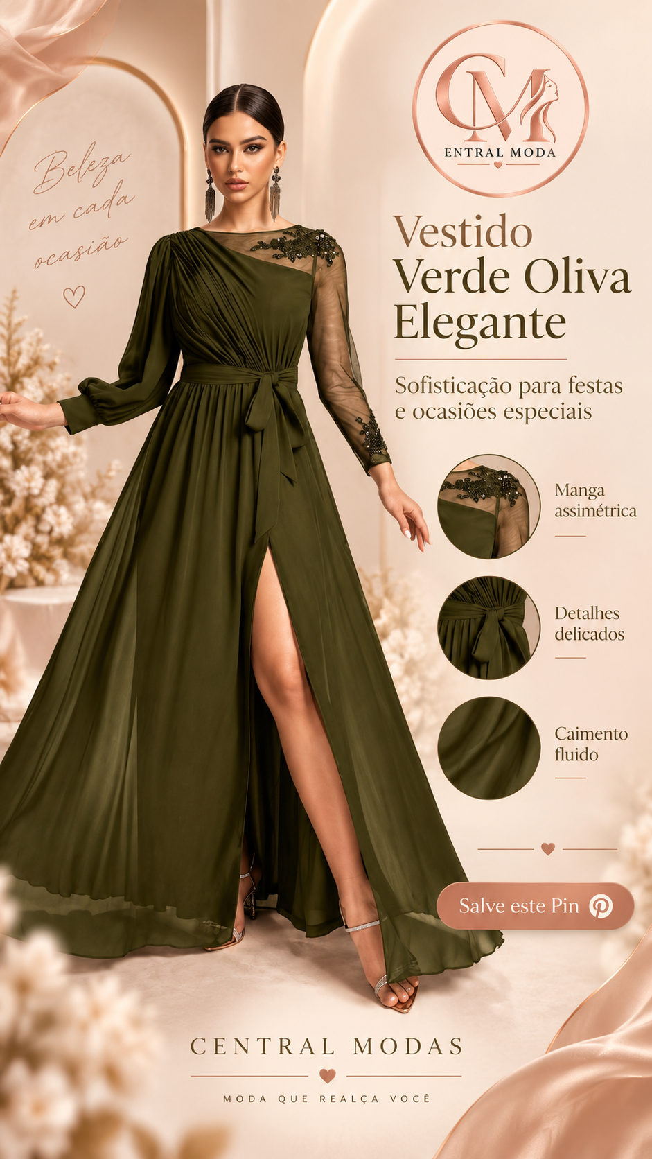 Vestido Verde Elegante