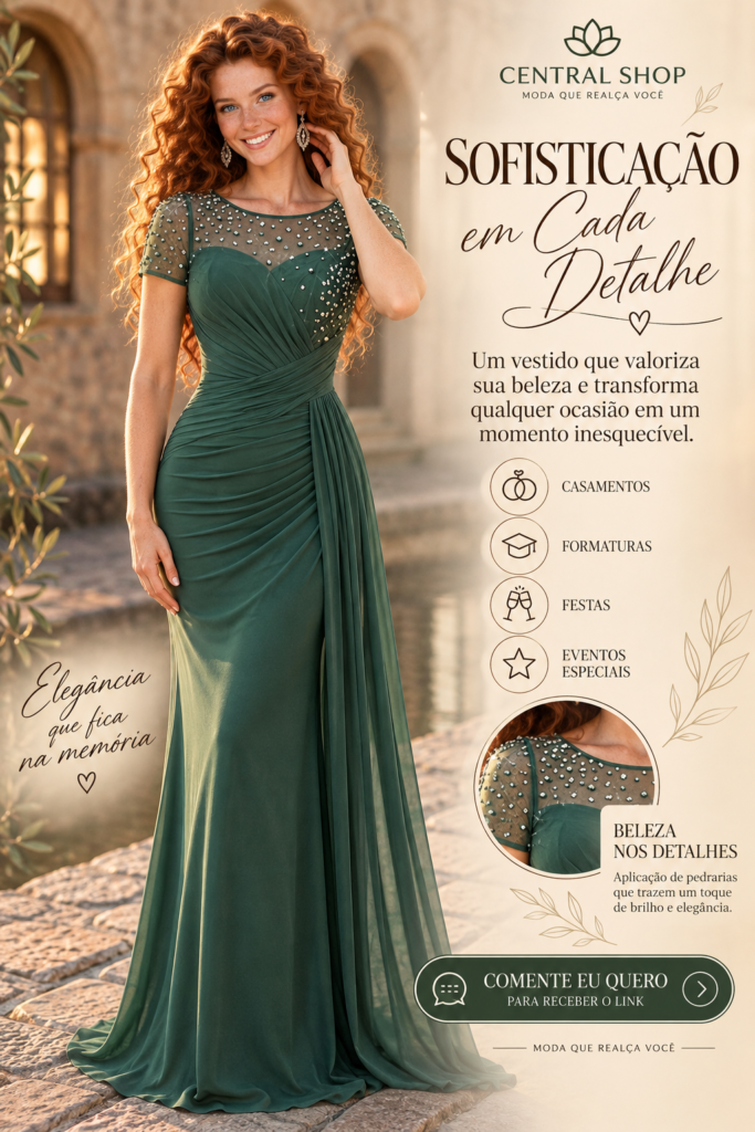Vestido Aurora Verde