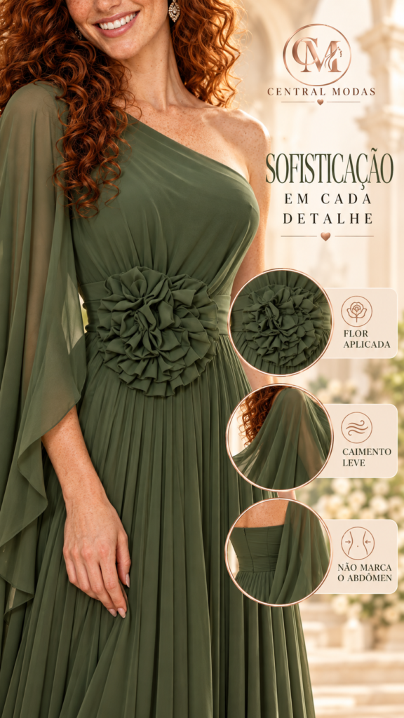 Vestido Aurora Oliva