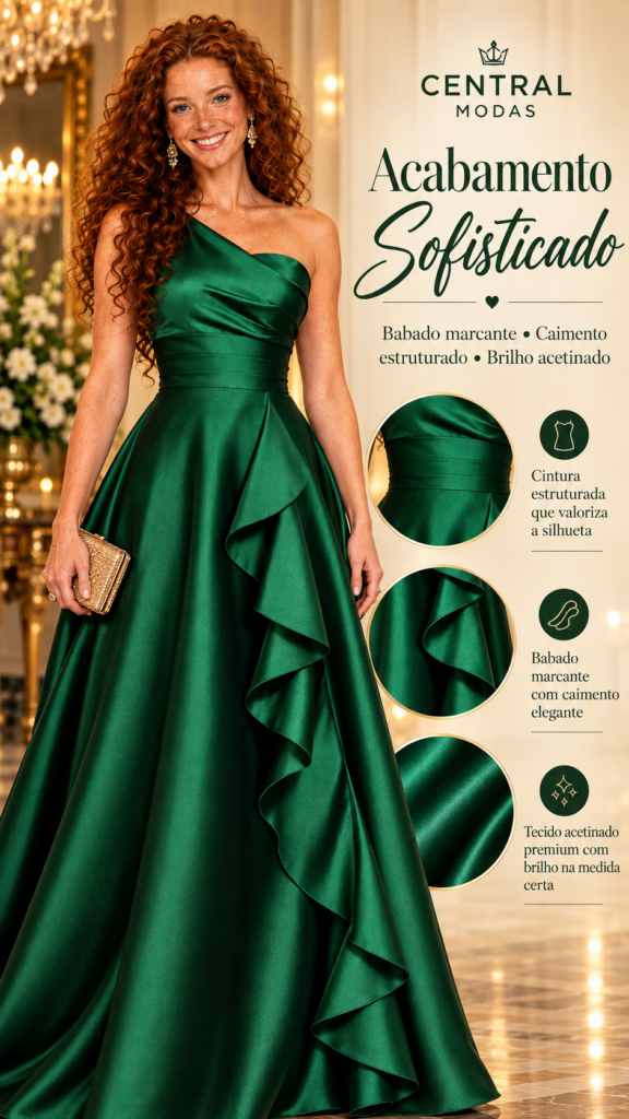 Vestido Aurora Esmeralda