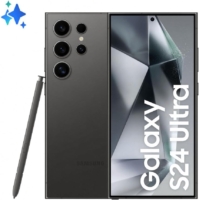 Smartphone Samsung Galaxy S24 Ultra, Galaxy AI, Selfie de 12MP, Tela de 6.8″ 1-120Hz, 256GB, 12GB RAM – Titânio Preto